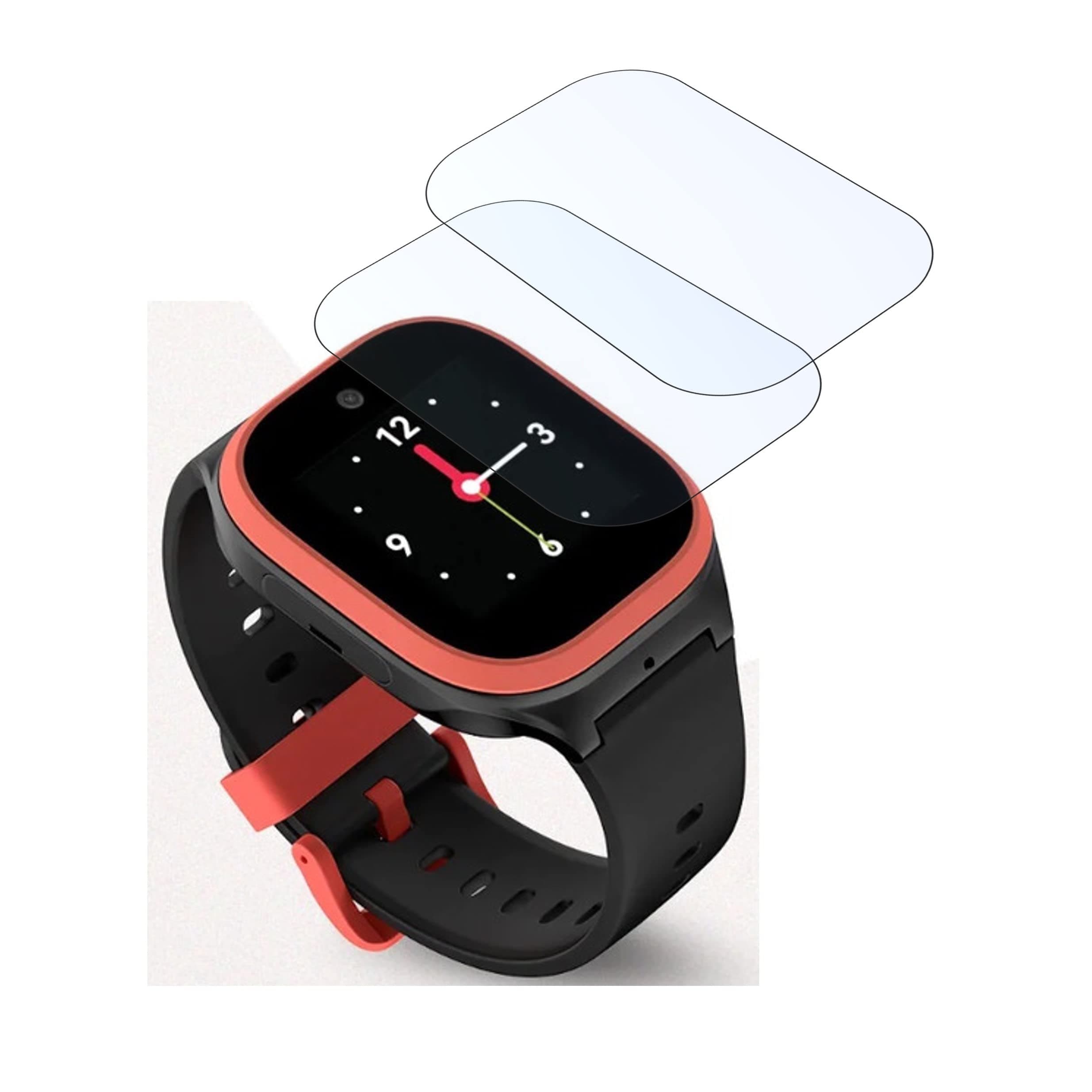 DVTECH� (Pack of 02 Protective Ultra Clear Unbreakable Smartwatch Screen Protector for Noise Scout Kids Smartwatch (Not a Tempered glass)