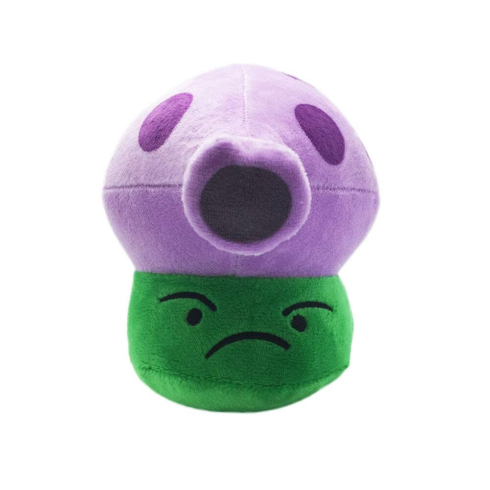 MaiYu-MY Plants VS Zombies 2 PVZ Figures Plush Toys,Lovely Stuffed Soft Game Doll Funny Gift 13cm-35cm, (Puffshroom)