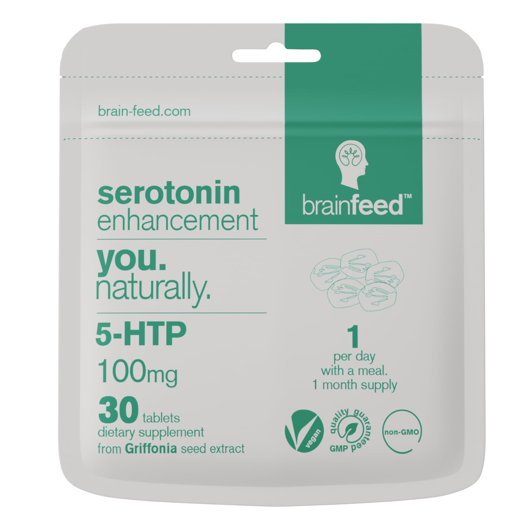 5HTP High Strength | 30 x 5HTP 100mg Tablets â 1 A Day | Natural 5 htp Supplements from griffonia Seed Extract | UK Manufactured