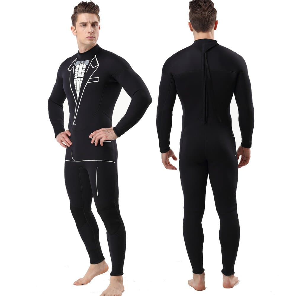 MYLEDI 3mm Neoprene Surfing and Diving Wetsuit Mens Wetsuit (MY027, L)