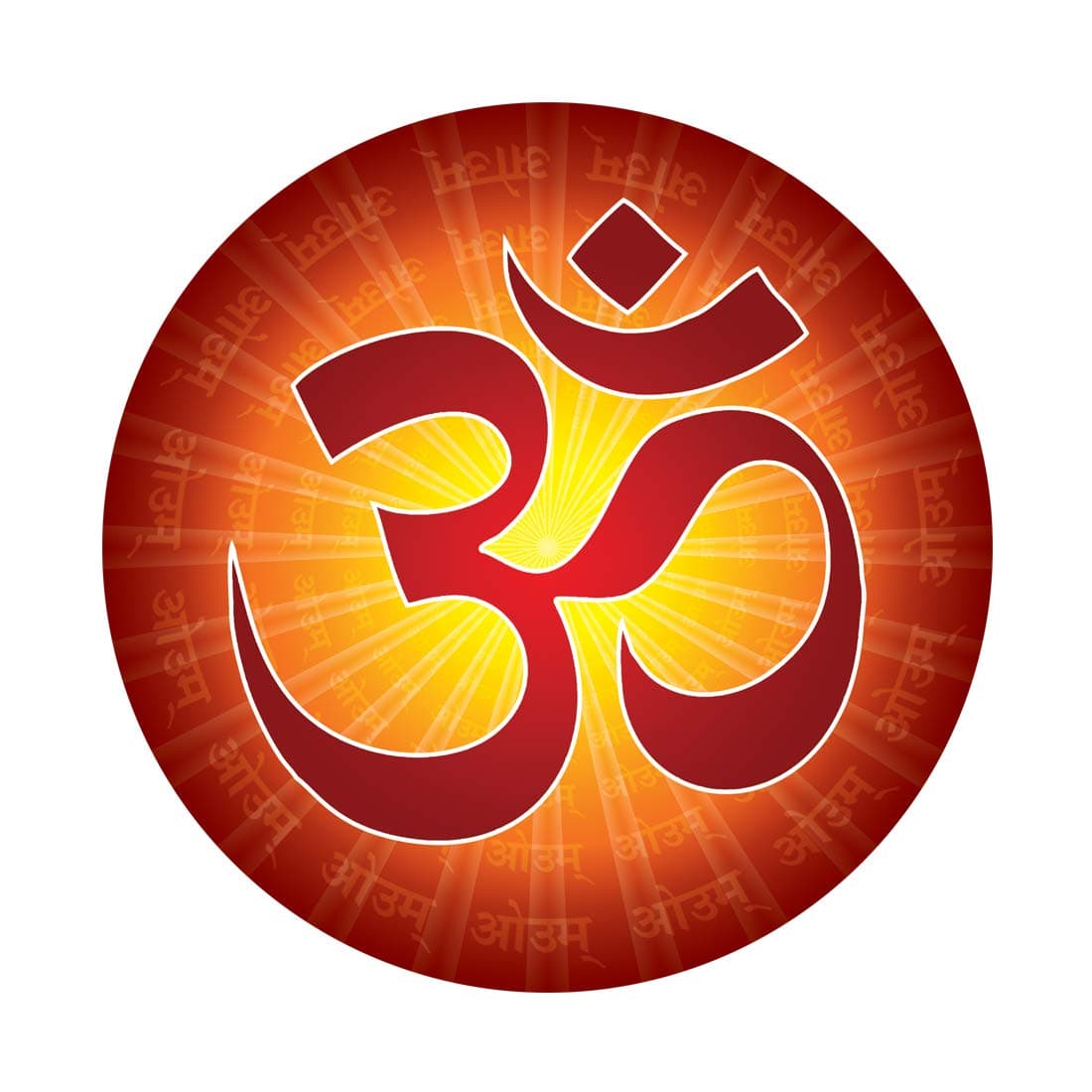 Rangoli Vinyl Modern Art Wall Sticker 1.96 X 20.86 X 1.96 in, Multicolour (Model Number: White Glossy Vinyl-0036), Religion, Self-Adhesive