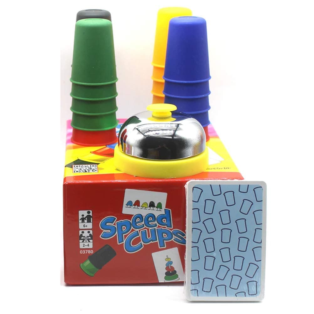 mrGood Classic Card Games Speed Cups, Cards Game Family and Children Board Games Indoor Games with English Instructions