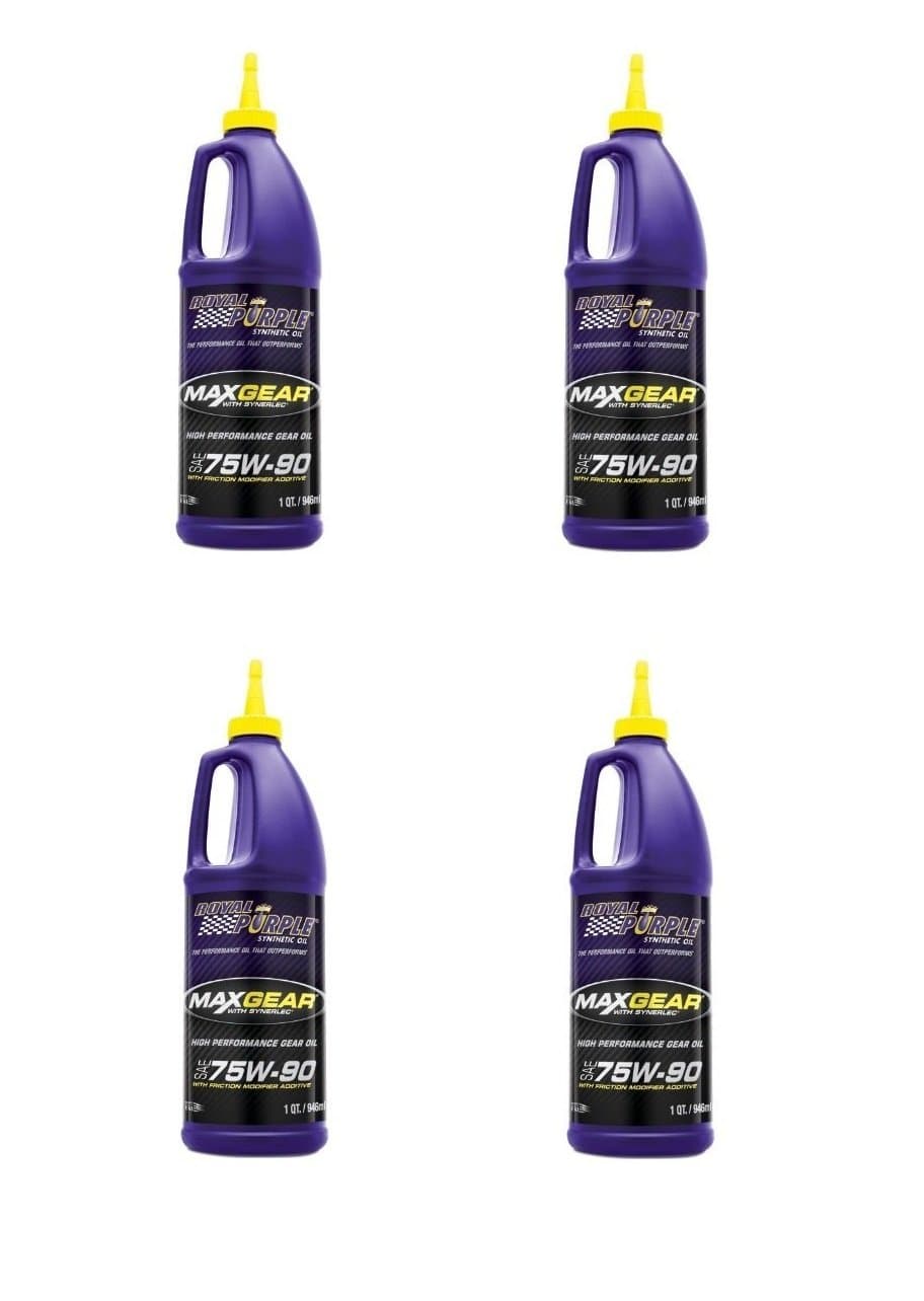 01300 Set of 4 Max Gear 75W-90 Oil 1-Quart Bottles
