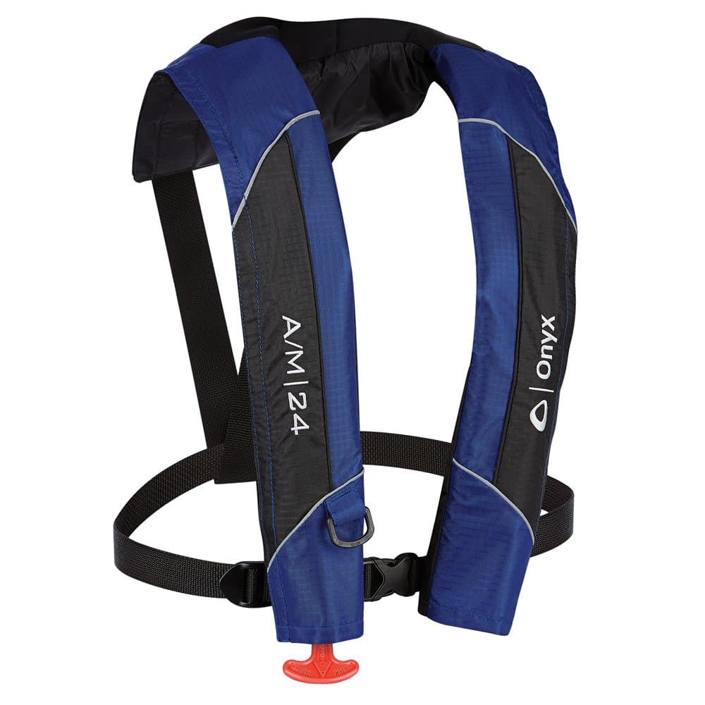 1 - Onyx A/M-24 Automatic/Manual Inflatable PFD Life Jacket - Blue