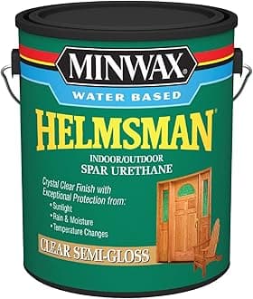 Water Based Helmsman Spar Urethane, Gallon, Semi-Gloss