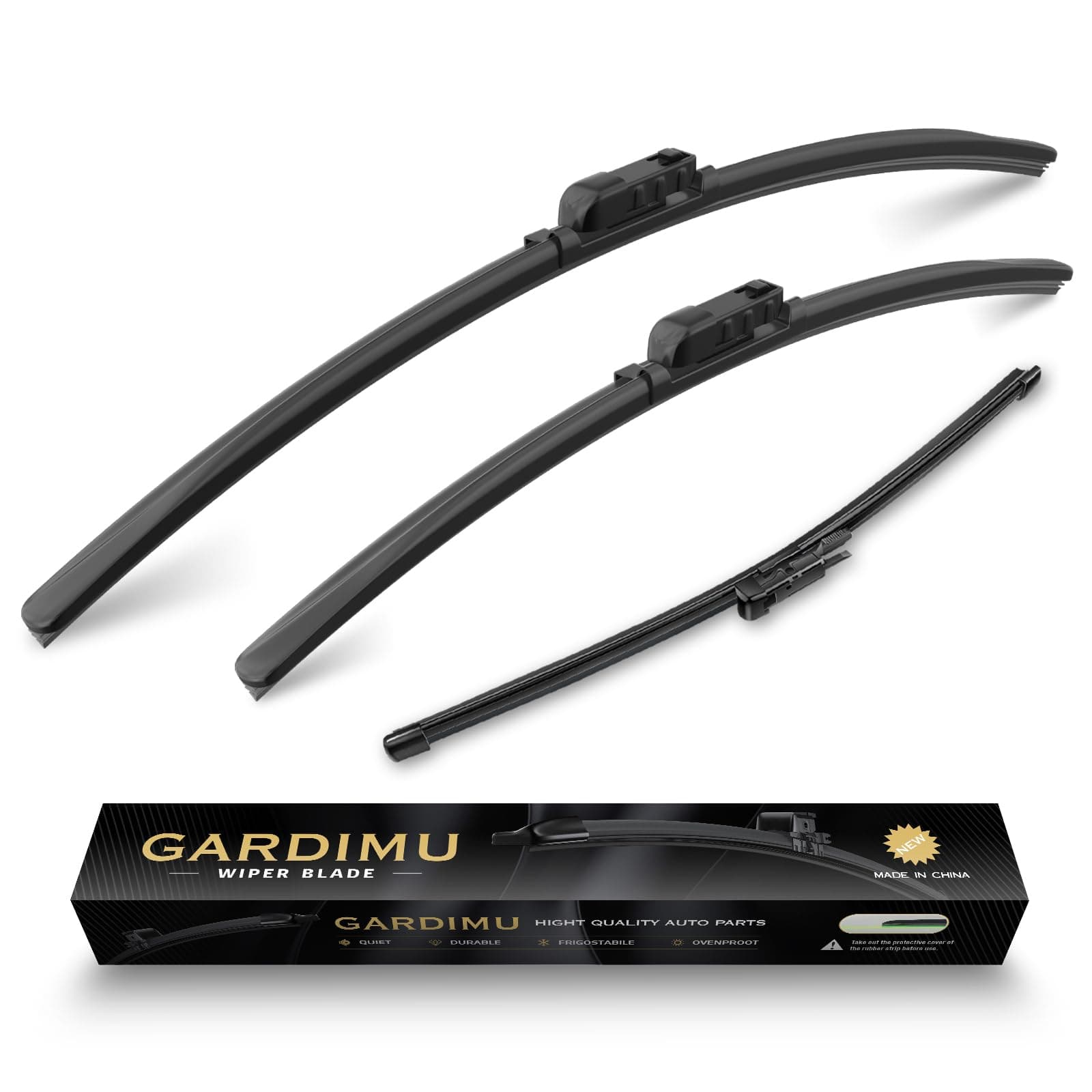 Replacement for Porsche Macan Front and Rear Windshield Wiper Blades-Original Design Style All-seasons Car Window Wipers
