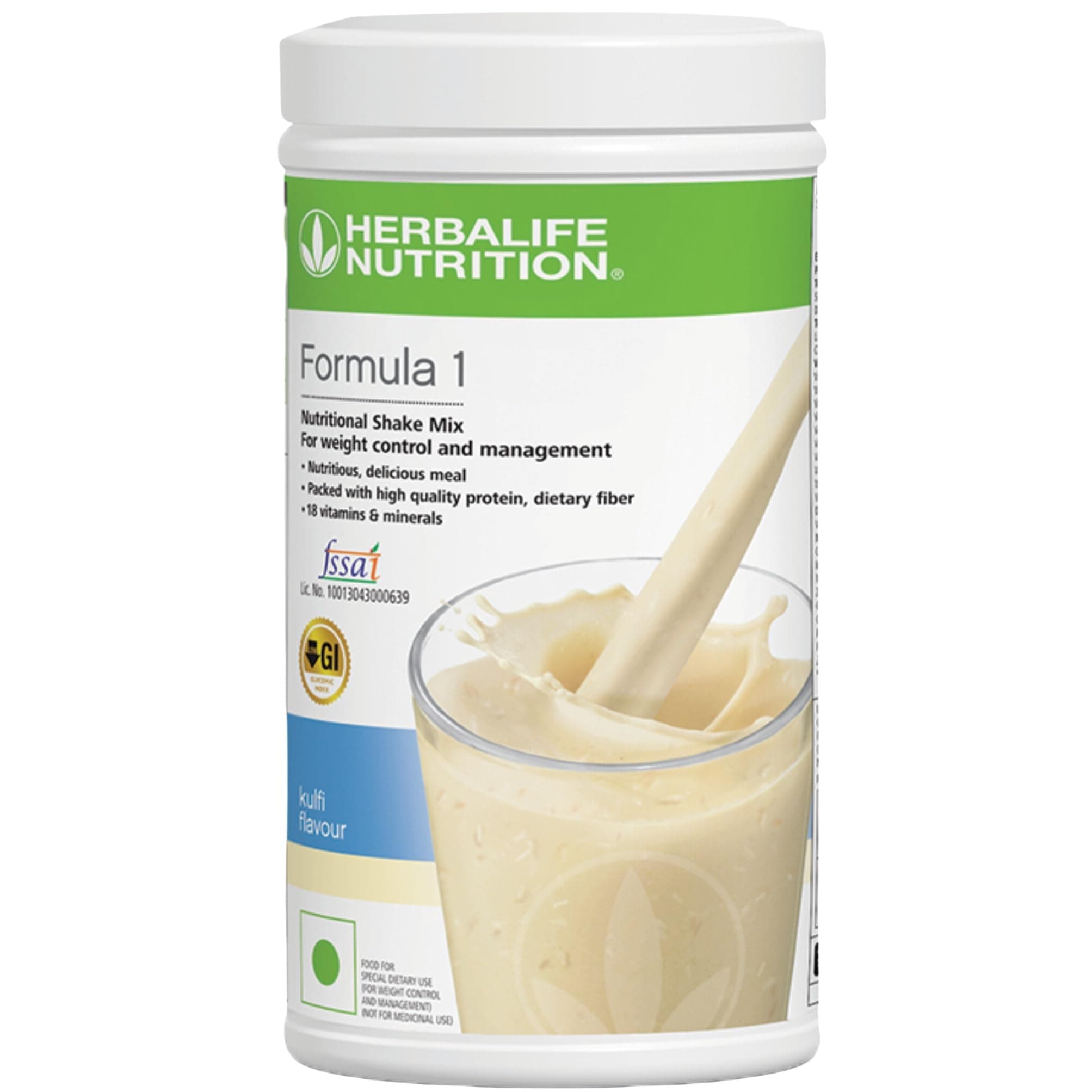 Herbalife Formula 1 Nutritional Shake Mix, Weight Management Meal Replacement, 500g (500 Gram, Kulfi)