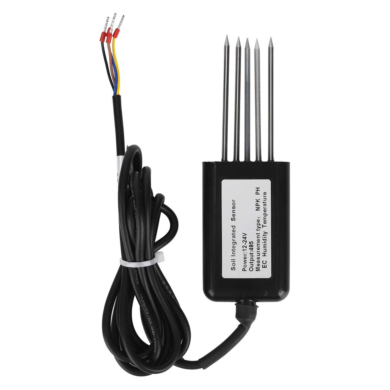 Zhed Soil Meter, 7 in 1 Soil Meter Kit with Moisture, Temperature, Conductivity, Nitrogen, and Test, Sensor Probe NPK Sensors Detector Meter for Garden, Lawn