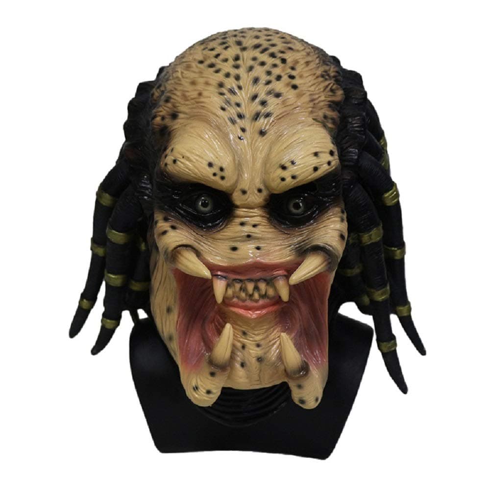 Alien Skeleton Predator Cosplay Martian Scary Latex Halloween Mask