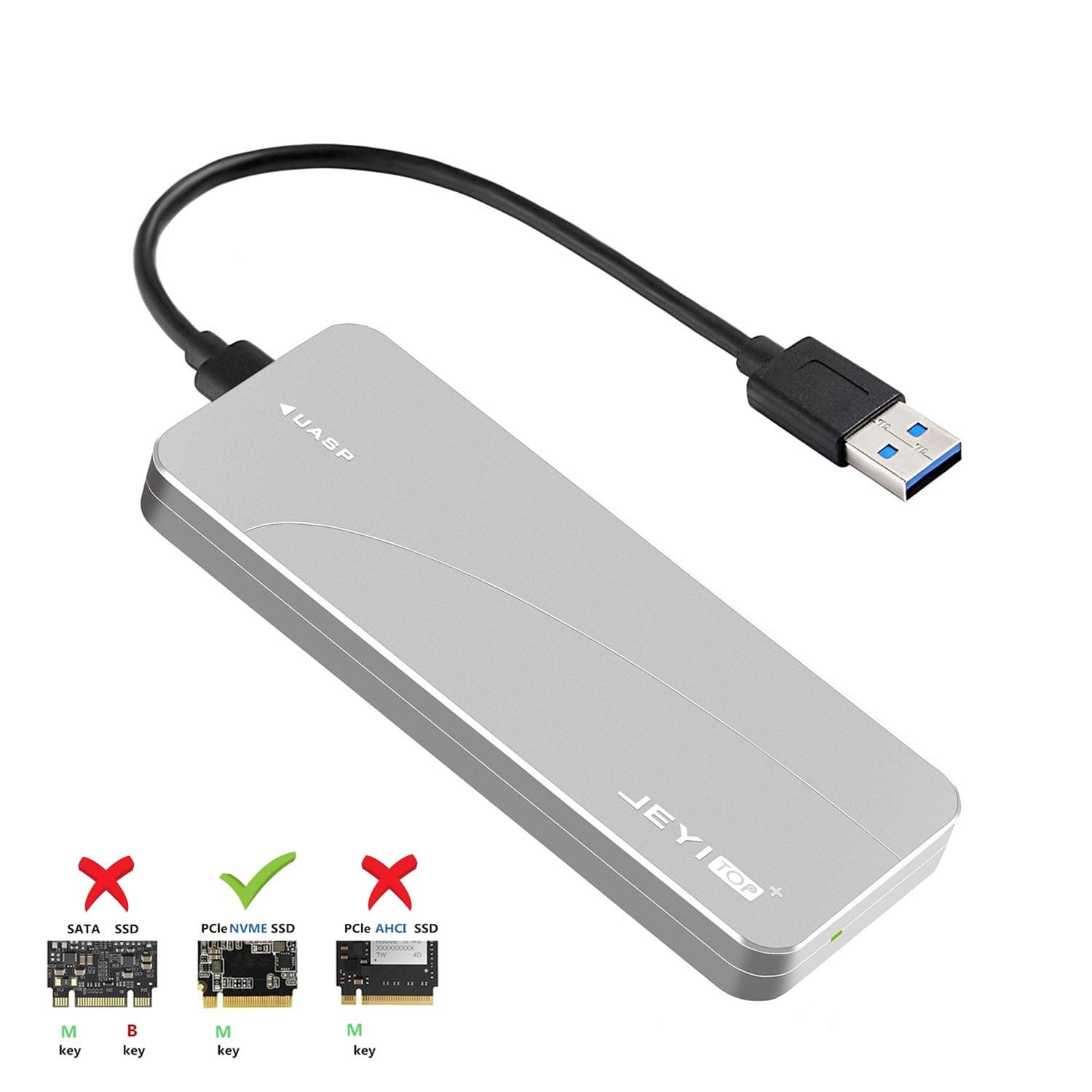 M.2 NGFF- SATA Enclosure (M.2 NVMe Adapter3)