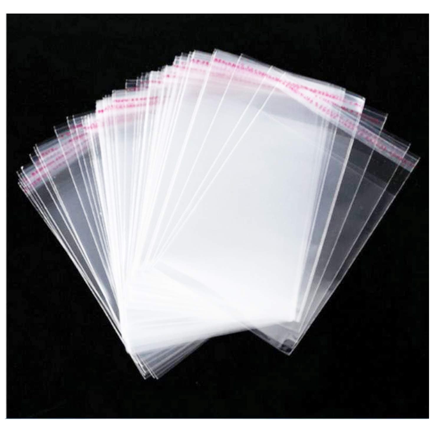 Clear Resealable Cello Cellophane Bags Good for Bakery Favors Candle Soap Cookie Office Stationery Storage Bags Arts and Crafts Size 3X4 inch100 Pcs
