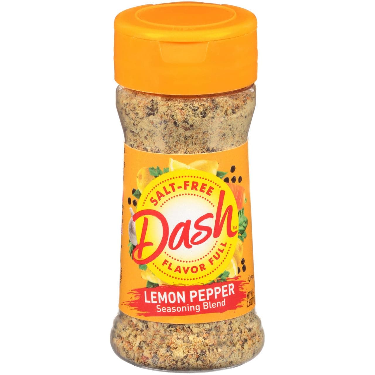 Mrs Dash Lemon Pepper Seasoning - Salt Free Seasoning Blend - Kosher Certified Mixed Spice, 71g