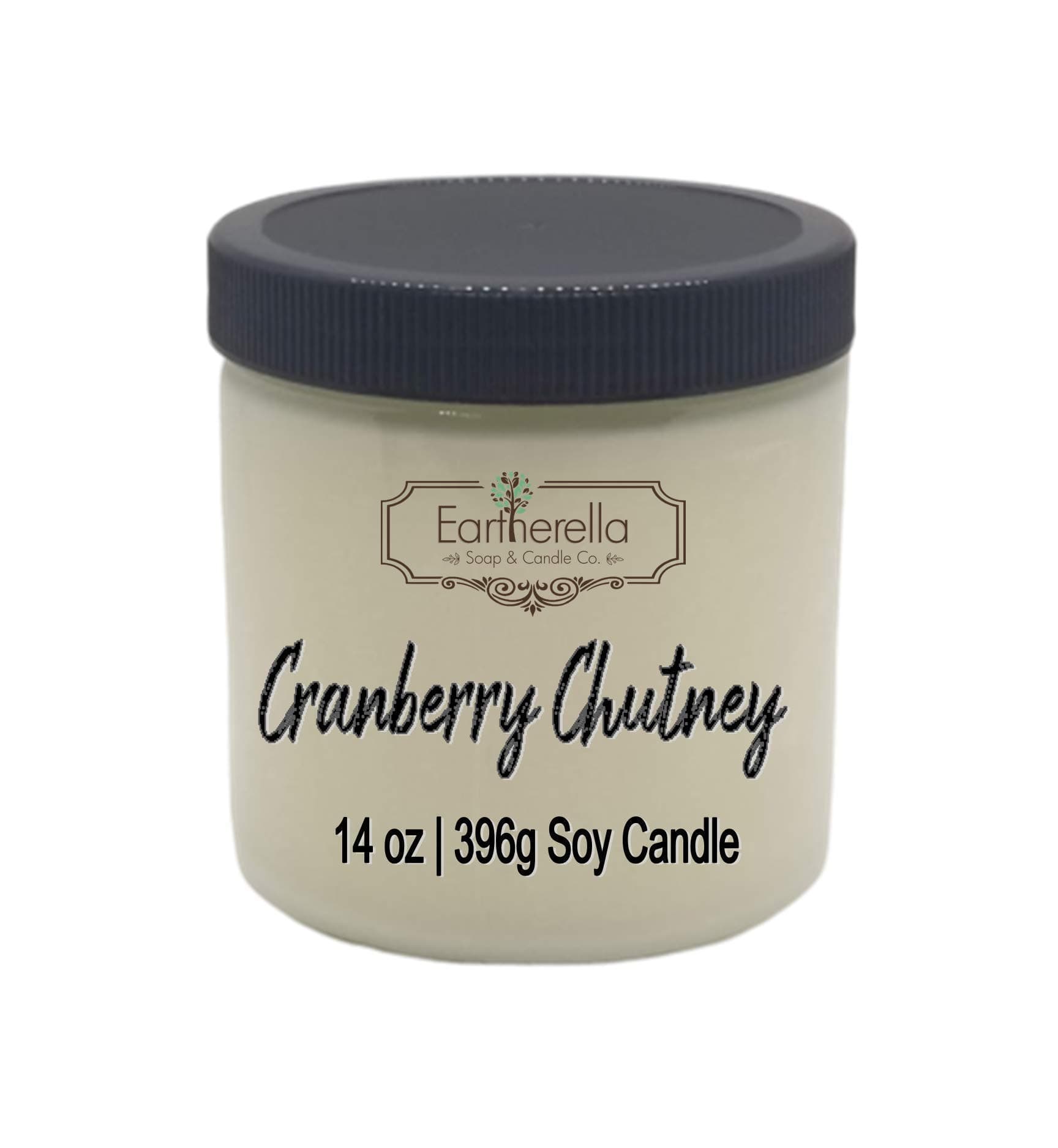 CRANBERRY CHUTNEY Soy Wax 14 oz. Jar Candle | Vegan