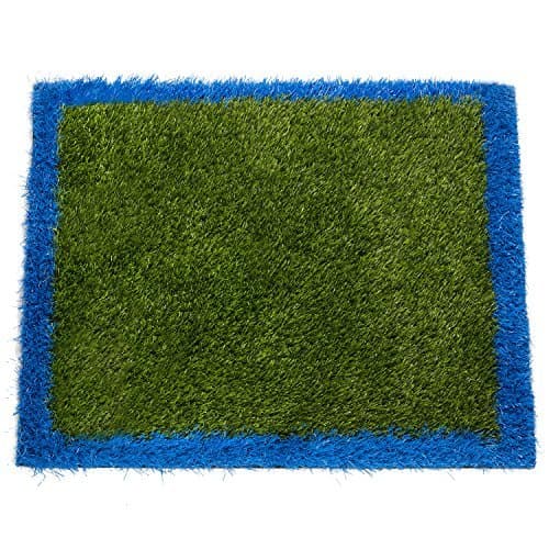 ZestyNest Outside & Inside Grass Doormat - 24"X30" Non Skid Waterproof Entryway Door Mat Removes Dirt Debris Mud and Snow - Clean in Seconds with Hose