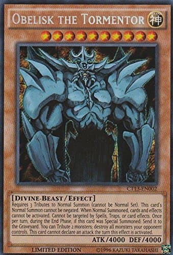 Yugioh Obelisk the Tormentor CT13-EN002 - Secret Rare - Limited Edition NM ^G#fbhre-h4 8rdsf-tg1327376