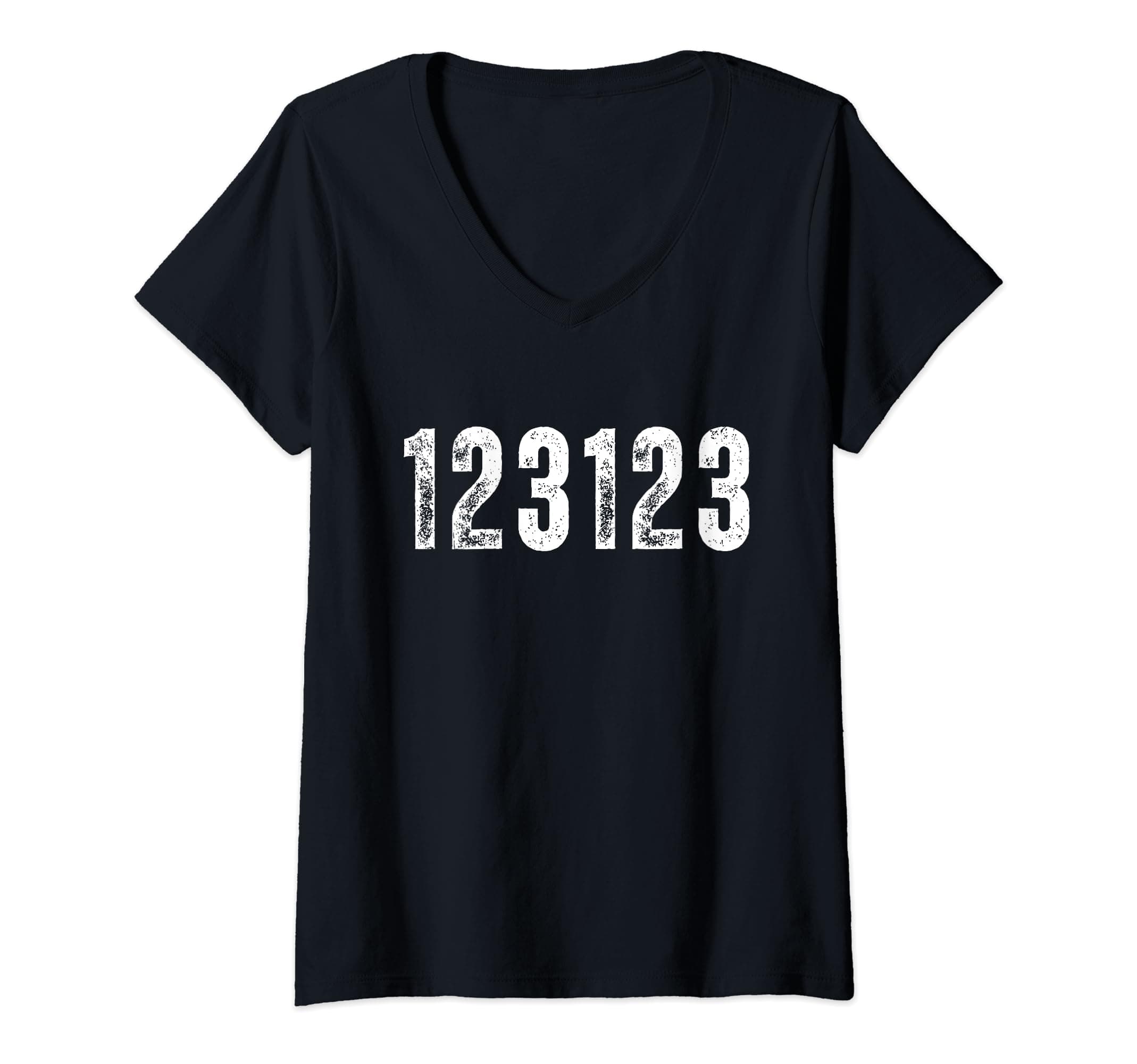 Womens 123123 V-Neck T-Shirt