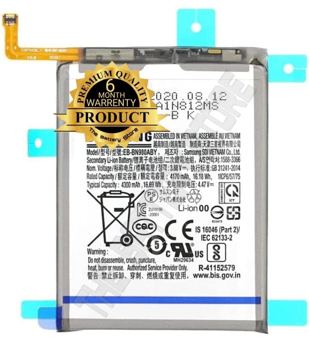 Original EB-BN980ABY Battery for Samsung Galaxy Note 20 SM-N985F SM-N986F SM-N986B Battery with 6 Month Warranty** (SEP00081)