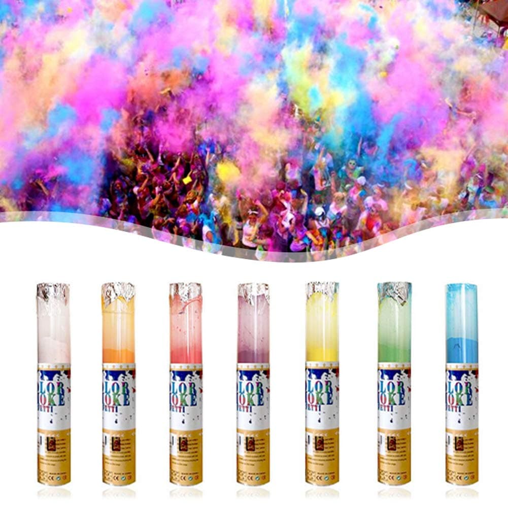 CURE SECRET Smoke Show Props Studio Photography Props Outdoor Party Colorful Spray Corn Flour Props(Multicolor Choices)