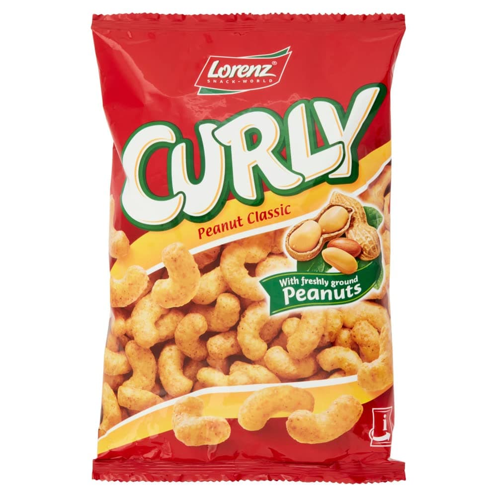 Lorenz Curly Peanut Classic 60g (Peanut Puff Snacks 2.2oz)