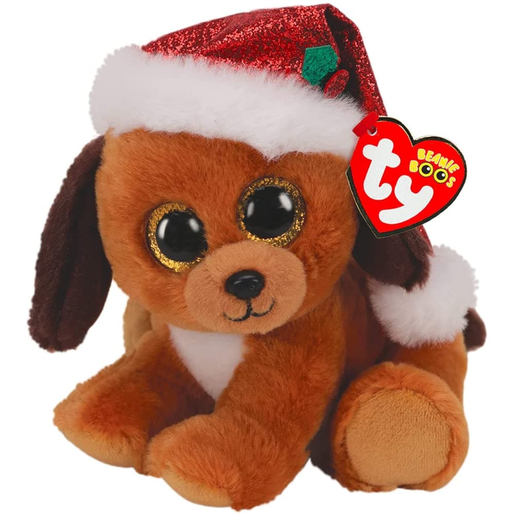 UK Ltd 2005914 Beanie Boos Howlidays Dog Xmas 2020-Boo-Reg Plush Animal, Multicolor
