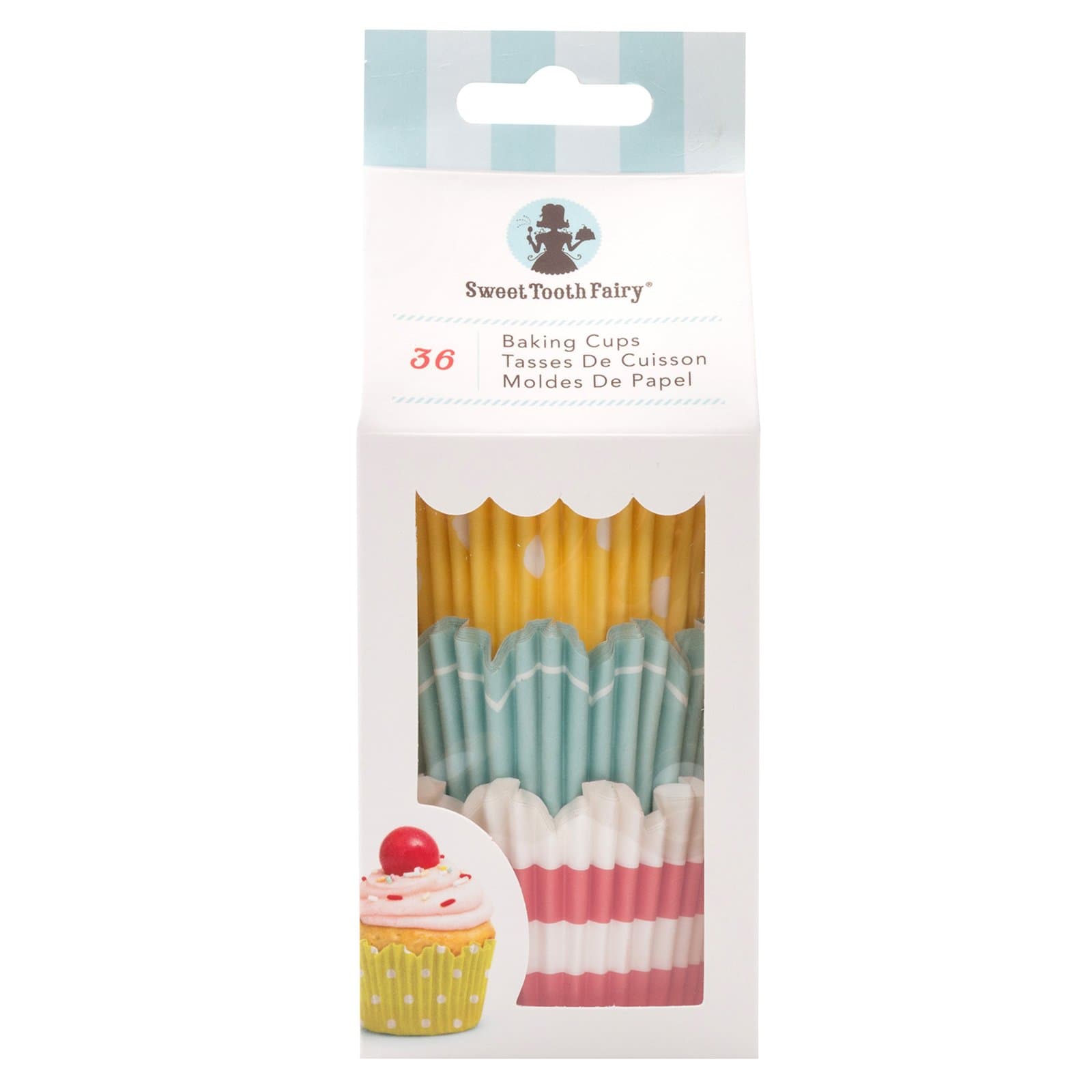Sweet Tooth Fairy 36 Piece Large Baking Cups Bright Something Sweet