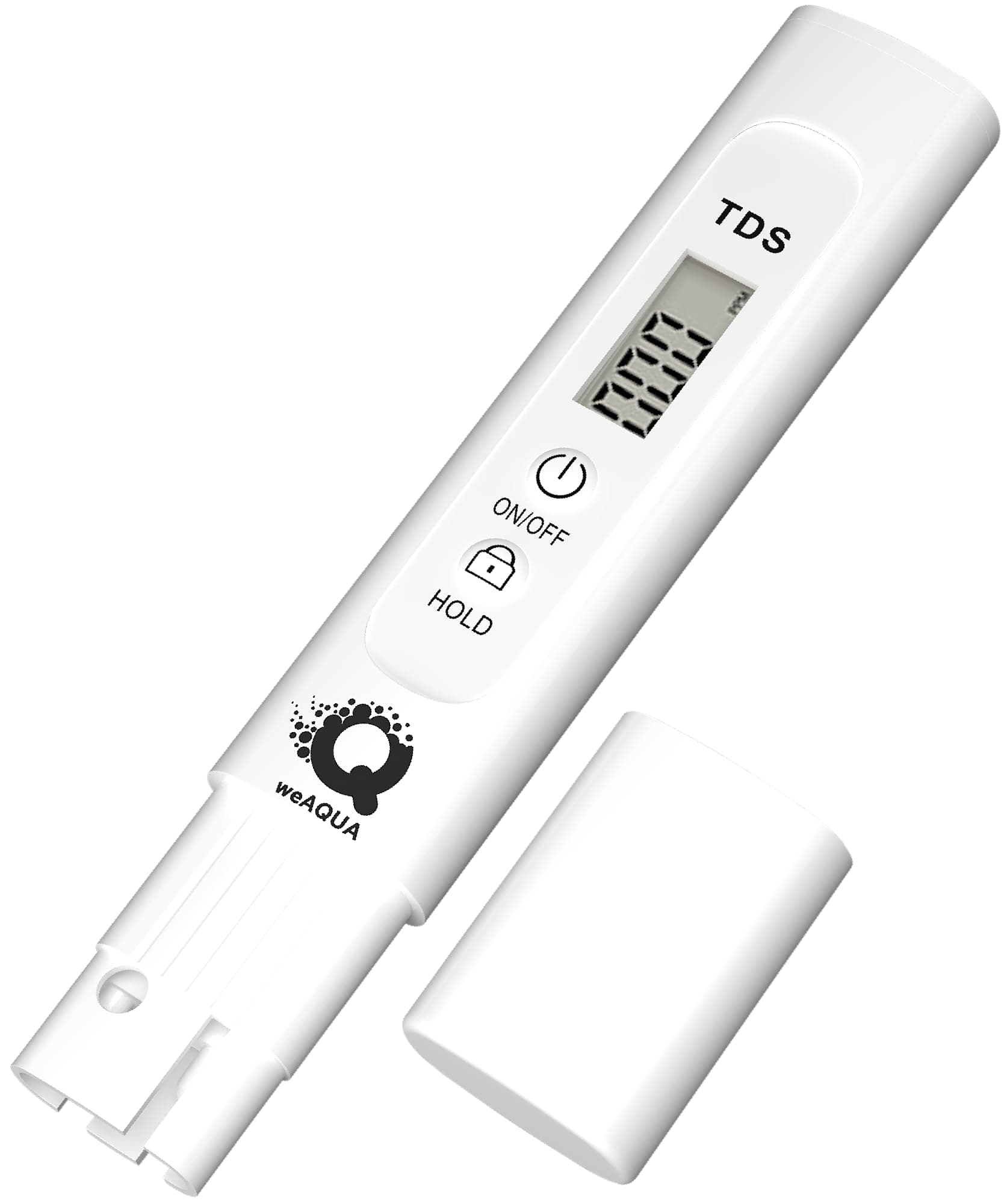 TDS Meter Digital Water Tester - Self-Calibrating for Accurate Results - Water Quality Tester Ideal for Drinking Water, Hydroponics, TDS and PPM Measurement