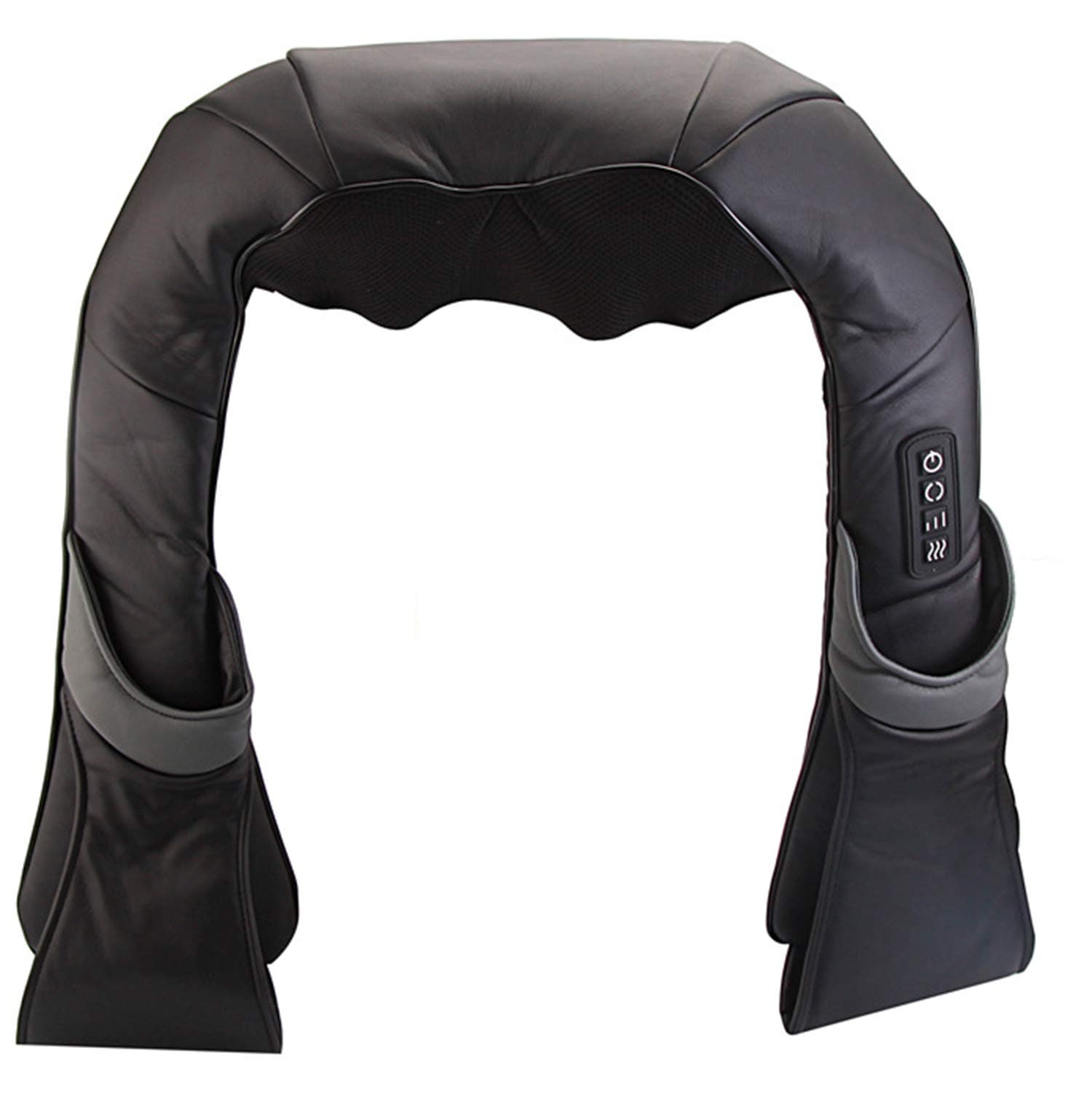 PXMSF Boyun masajı aleti, omuz, boyun, sırt masajı; 3 kademeli electrikli masaj aleti; kas ağrılarını hafifletir; evde, ofiste ve arabada kullanılabilir [Energy Class A]