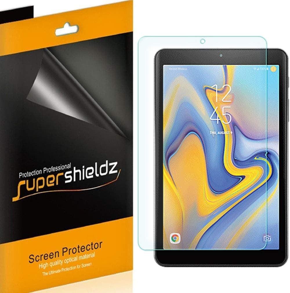 Supershieldz[3-Pack] Supershieldz for Samsung Galaxy Tab A 8.0 inch (2018) [SM-T387 Model] Screen Protector, High Definition Clear Shield + Lifetime Replacement