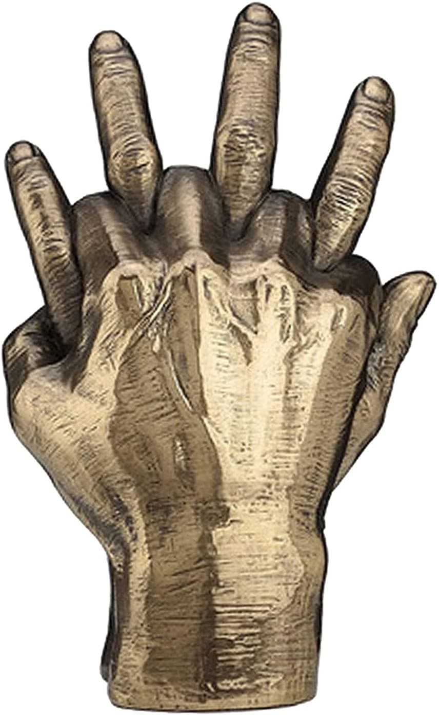 Hands Sculpture Lovers Clasped Hands Statue Abstract Hand Figurines Lovers Hands for Home Bedroom Living Room Garden Office Decoration