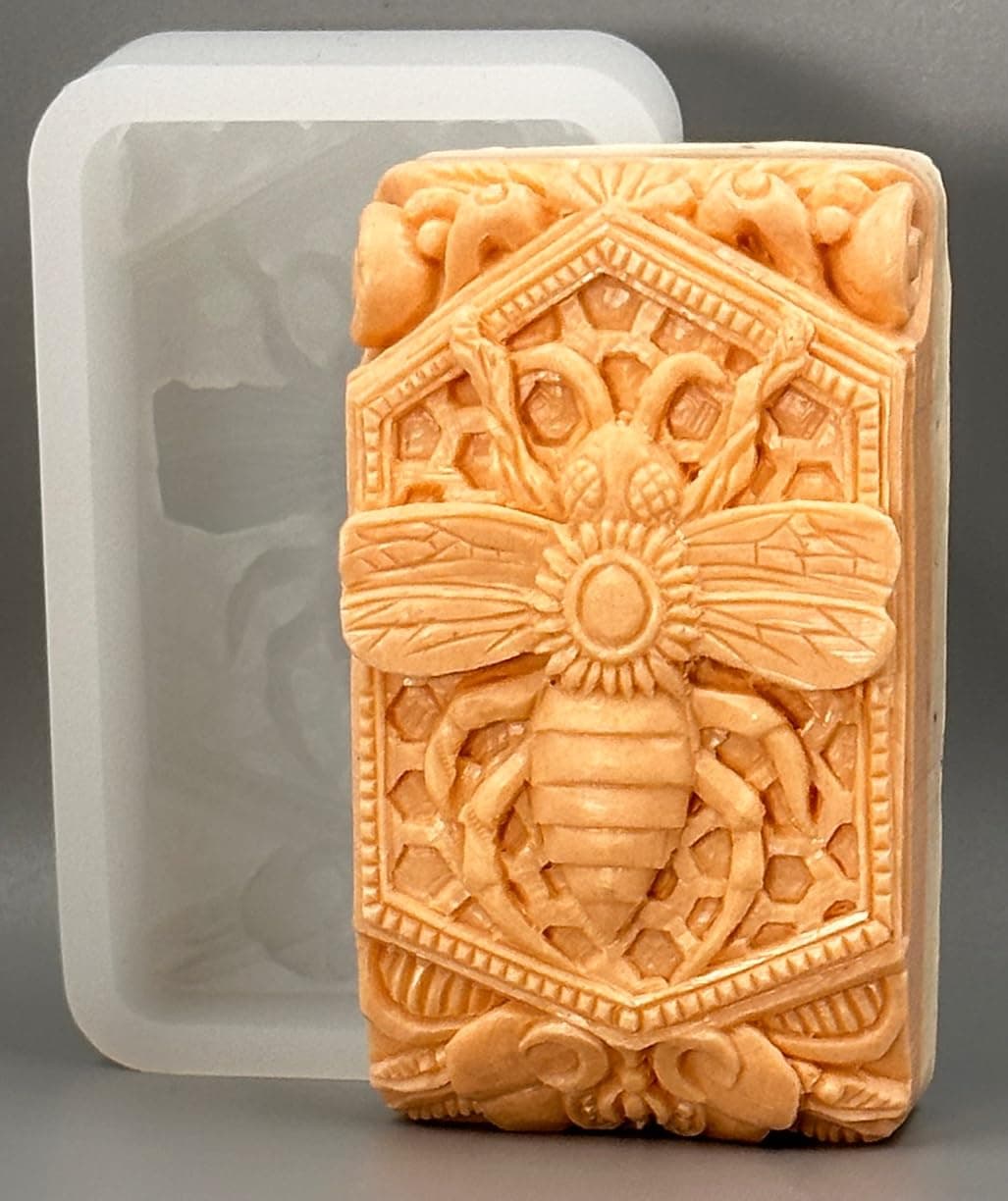 HONEY BEE SILICONE MOLD SOAP RESIN WAX PLASTER CLAY FIMO