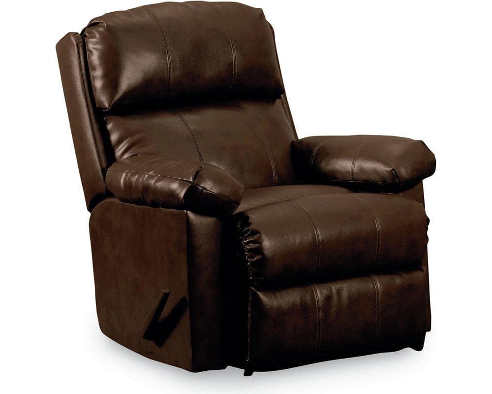 Lane Furniture Timeless 1740 10/5110-22 Pad-over-chaise Rocker Recliner with ZERO GRAVITY Mechanism C3 Pocket Coil Seat cushion and Leather/Vinyl Match Upholstery in