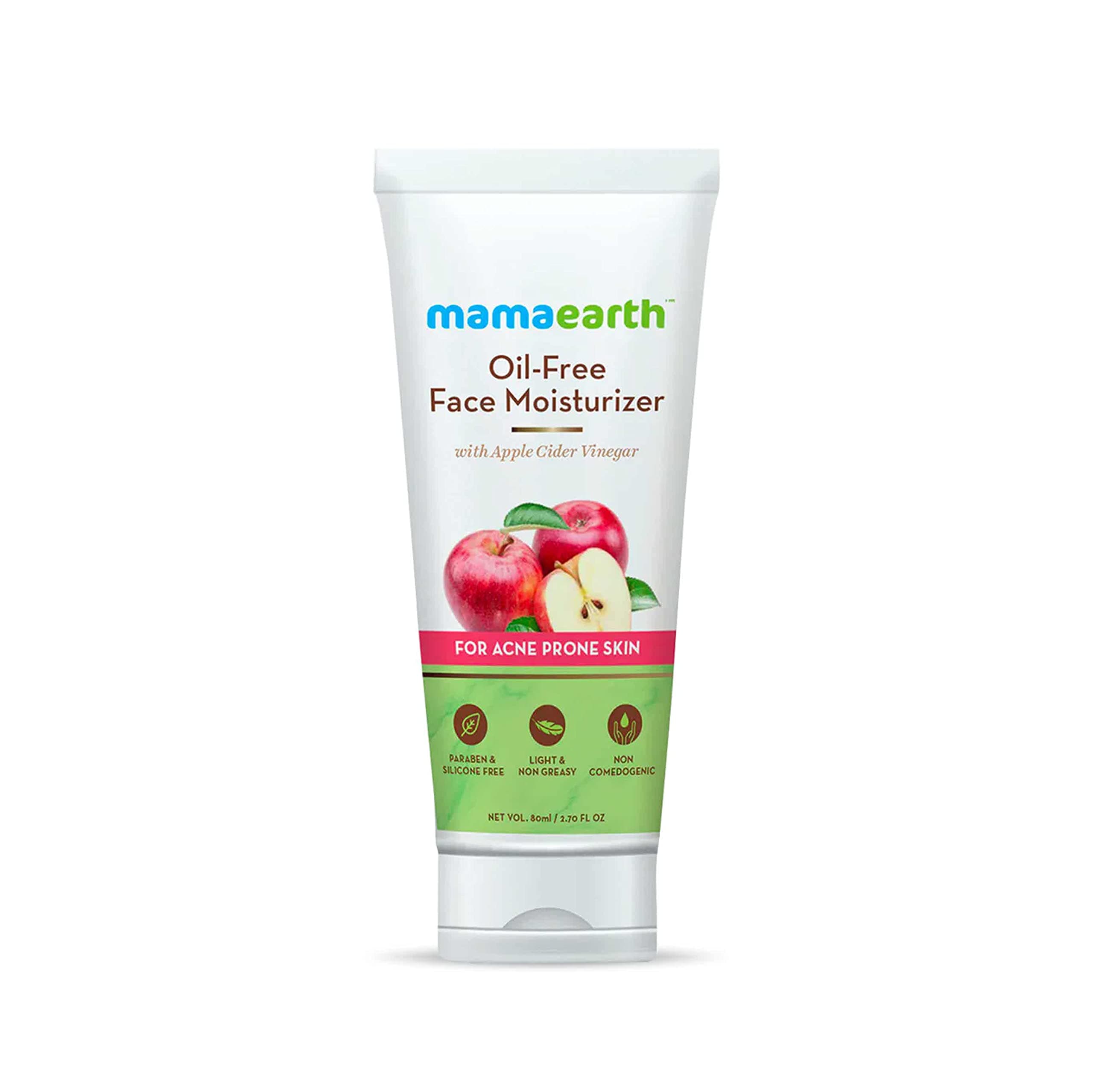 Mamaearth Oil-Free Moisturizer For Face With Apple Cider Vinegar For Acne Prone Skin - 80 g