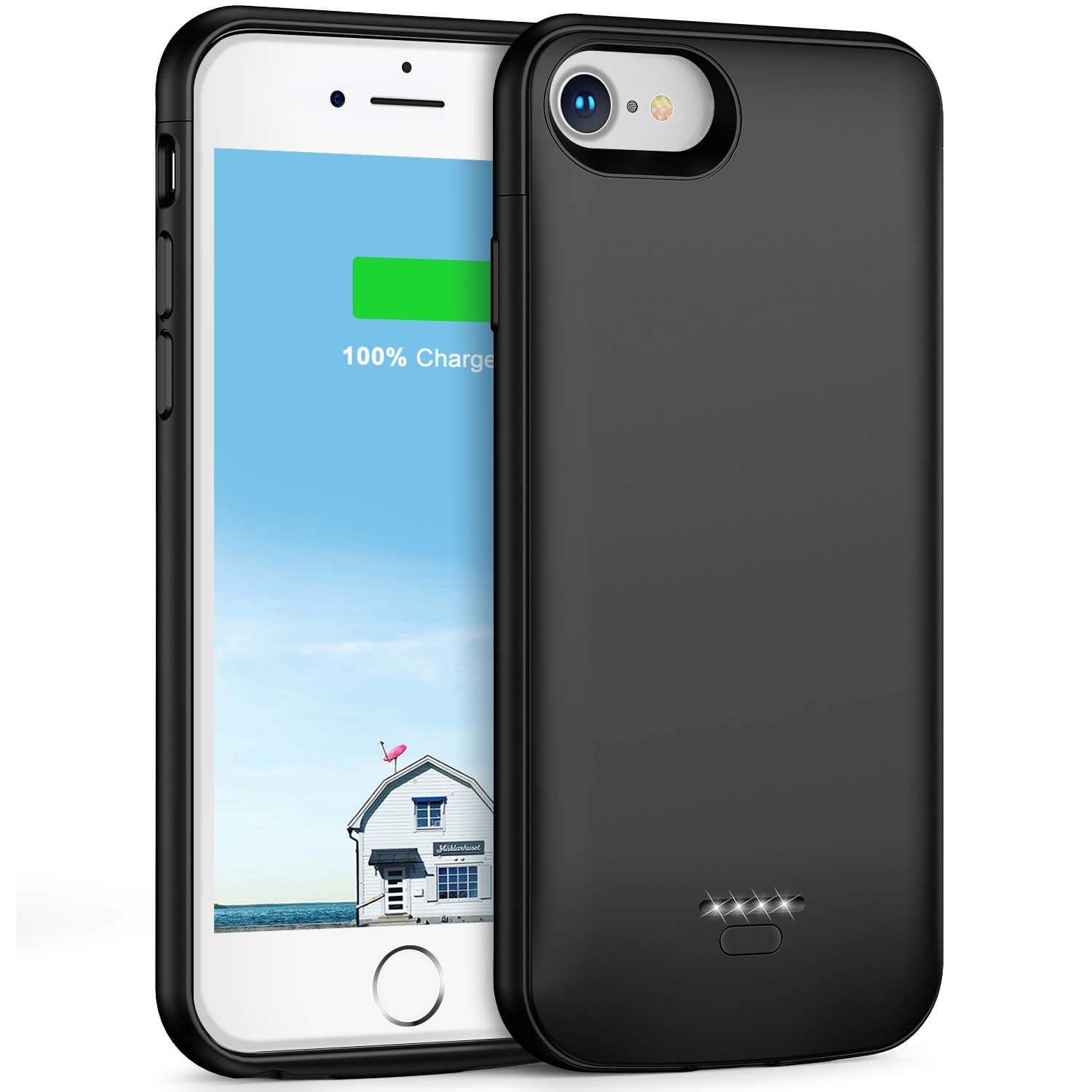 Battery Case for iPhone 6 6s, 4000mAh Portable Protective Charging Case Compatible with iPhone 6 / 6s (4.7 inch) Rechargeable Extended Battery Charger Case