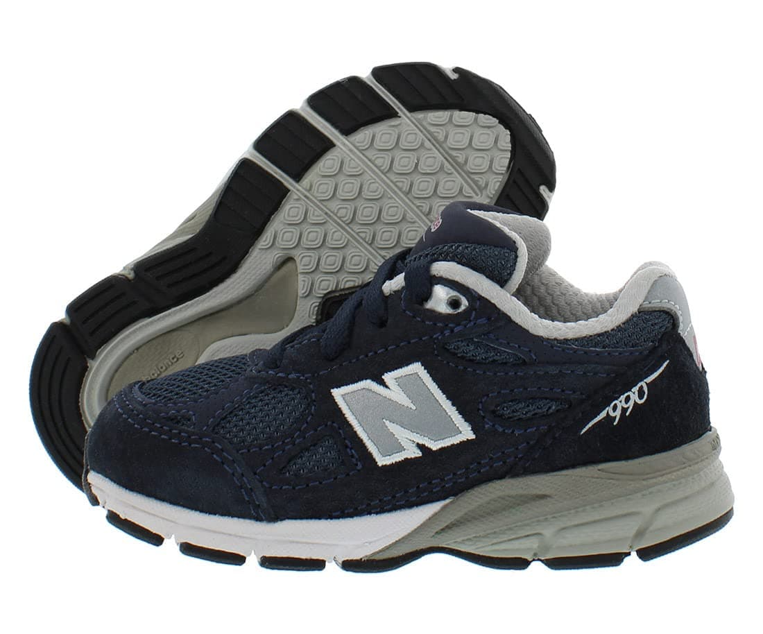 New Balance 990 V3 Infant/Toddler Shoes Size 6, Color: Navy Blue