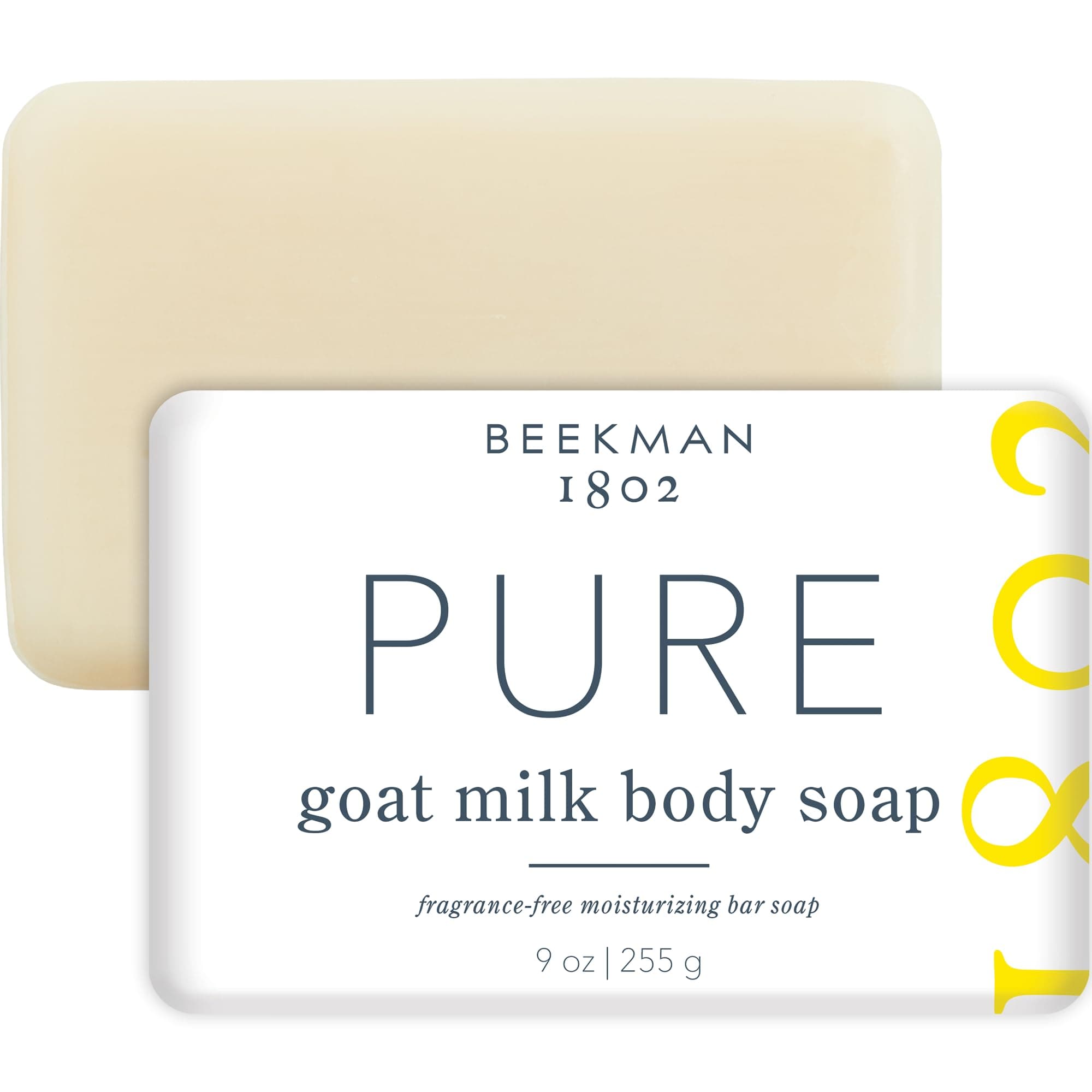 Beekman 1802 Pure Goat Milk Soap Fragrance Free 9.0 oz Bar by Beekman 1802