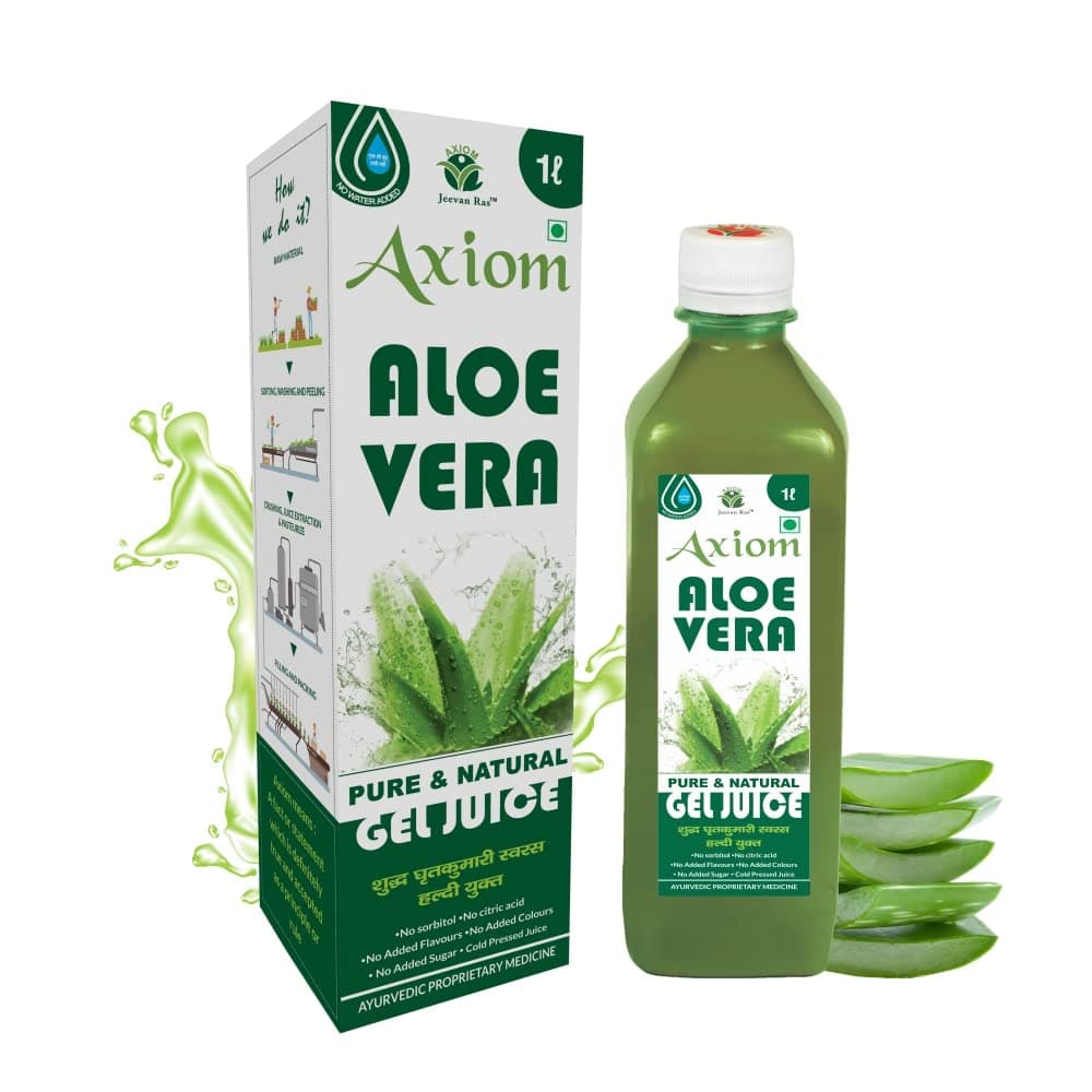 Jeevan Ras Aloevera Juice - 1000ml | Healthy Hair | Healthy Skin | Natural WHO GMP Certified | No Added Sugar & Color