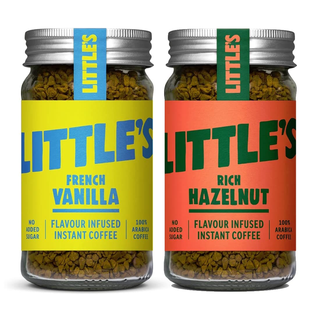Little’s Flavoured Coffee 2 Jars ( French Vanilla & Rich Hazelnut)