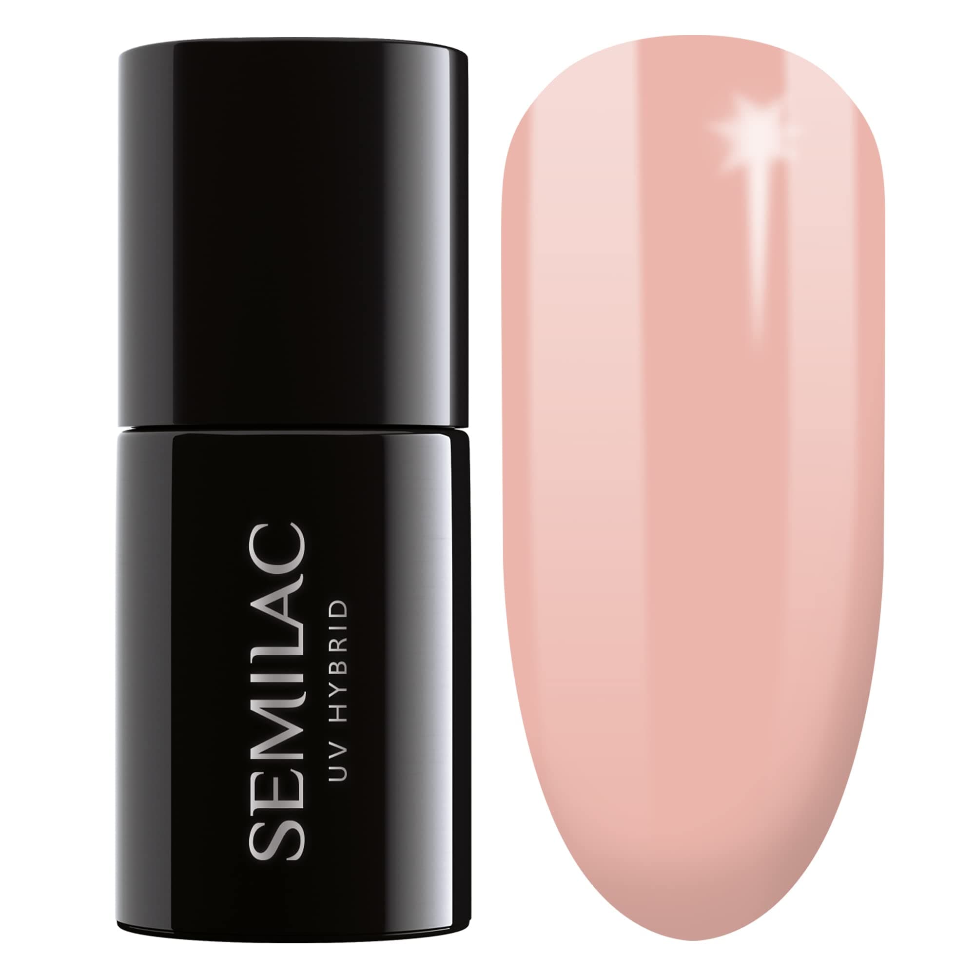 SemilacUV Gel Nail Polish - Soak Off, Long Lasting and Easy to Apply. Perfect for Home & Salon use UV/LED Gel Nails 7ml - 273 Creamy Beige.