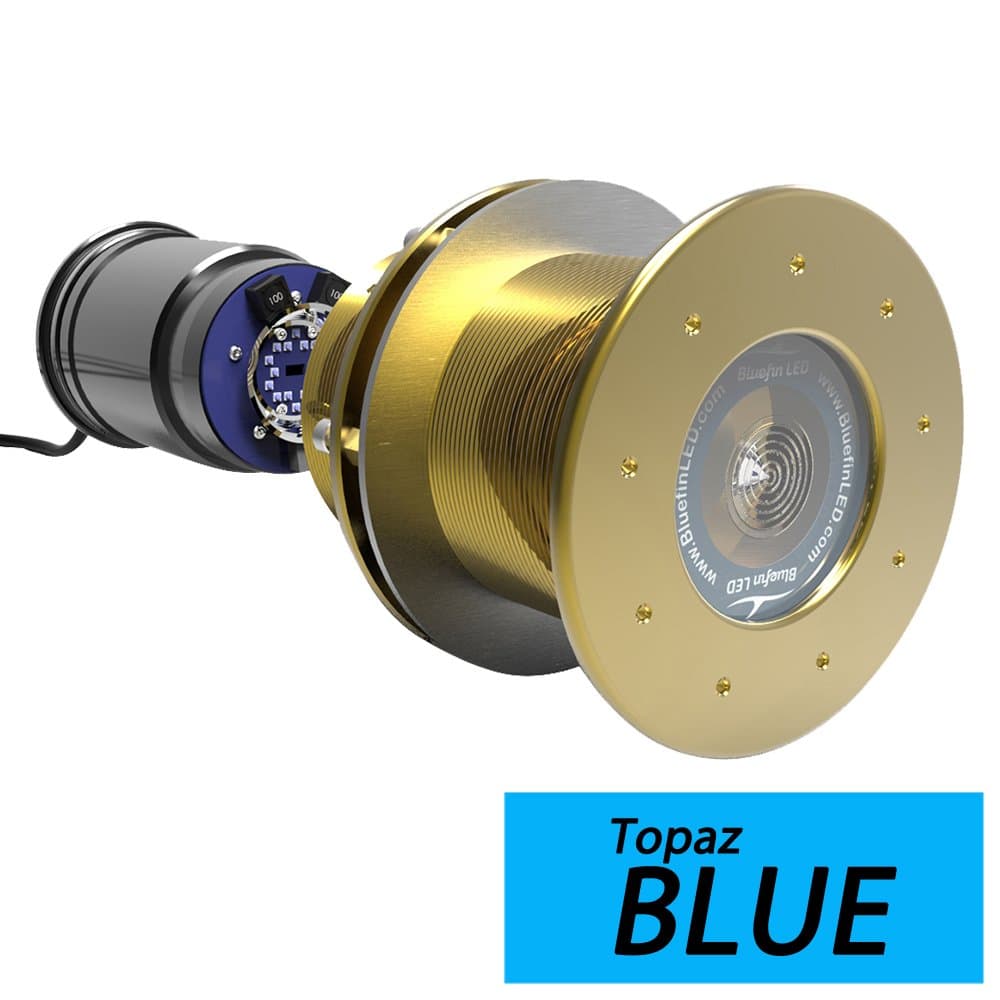 Bluefin Led Great White Gw16 Blue Through Hull Underwater