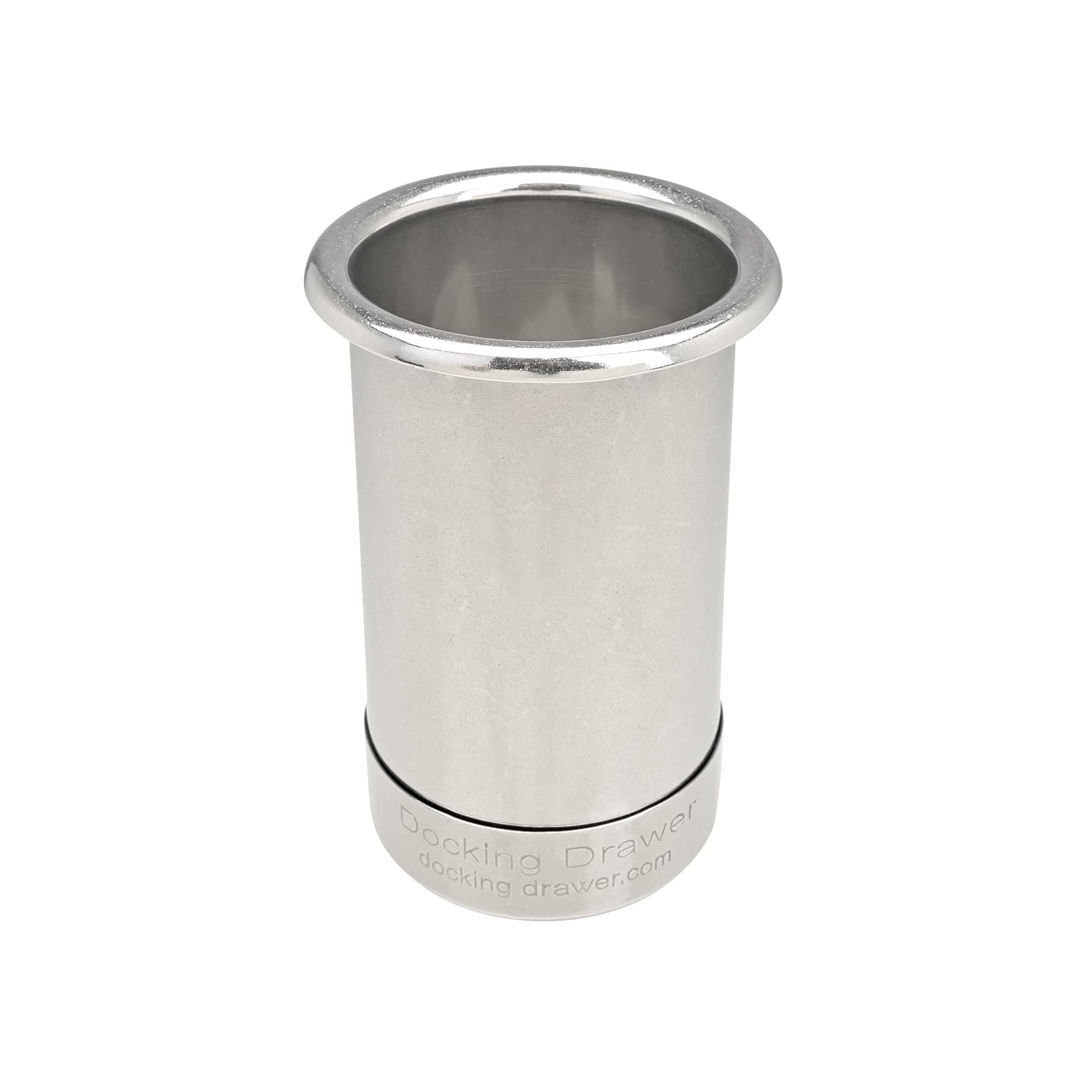 Docking Drawer 3" Stainless Steel Canister for Hot Tools, Capped Design, Safely Stow Styling Tools