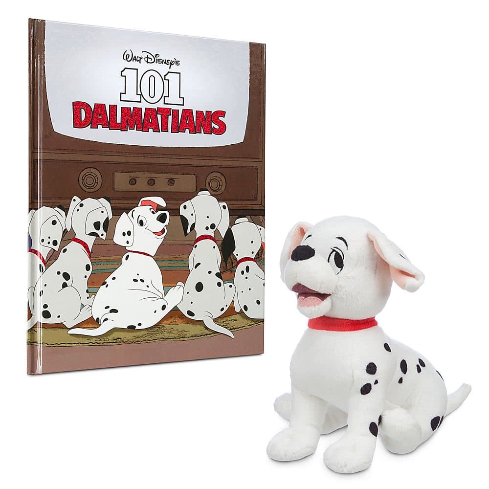 Disney 101 Dalmatians Story Book and Special Edition Rolly Exclusive 7" Plush