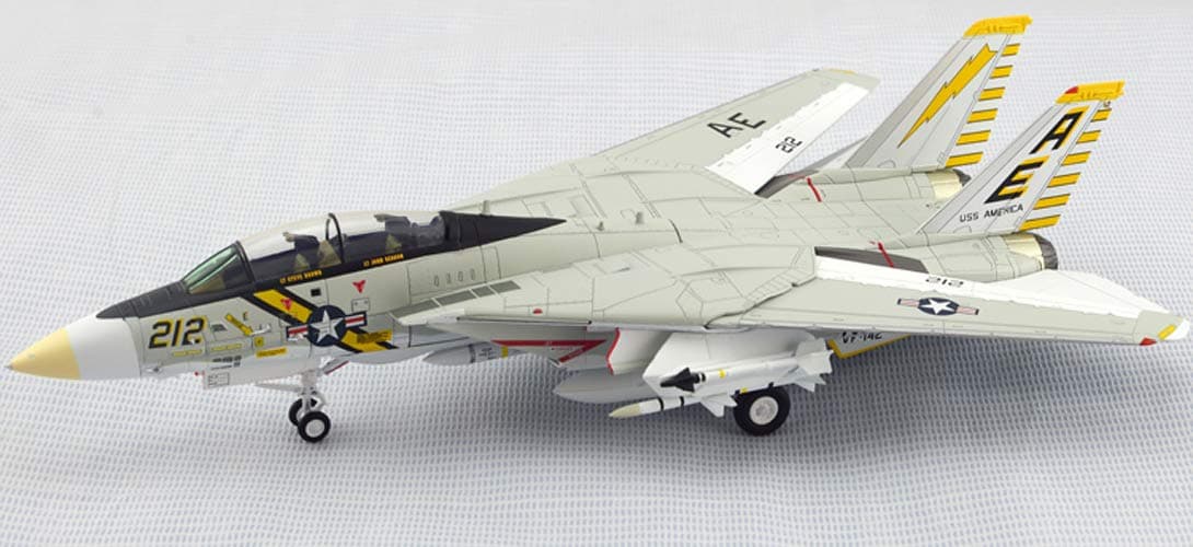 Calibre Wings Grumman F-14A Tomcat USN VF-142 Ghostriders AE212 USS America 1976 1/72 diecast Plane Model Aircraft