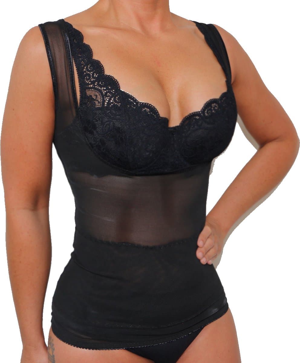 Envy New Body Shaper Top only(Black) (M)