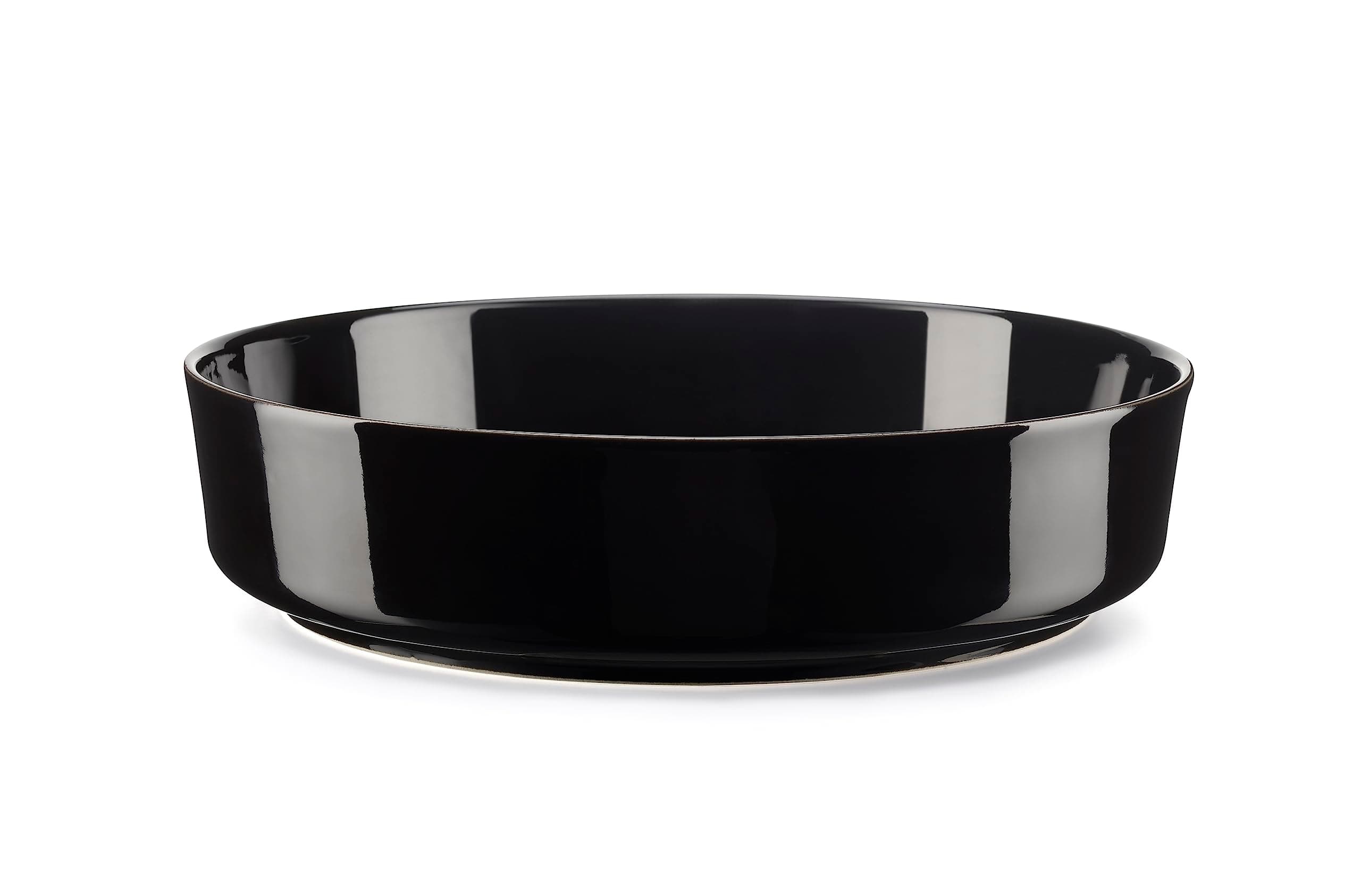 Berndorf 26cm Black Porcelain Salad Bowl - Perfect for Salads, Pasta, Fruit & More - Easy to Clean & Dishwasher Safe