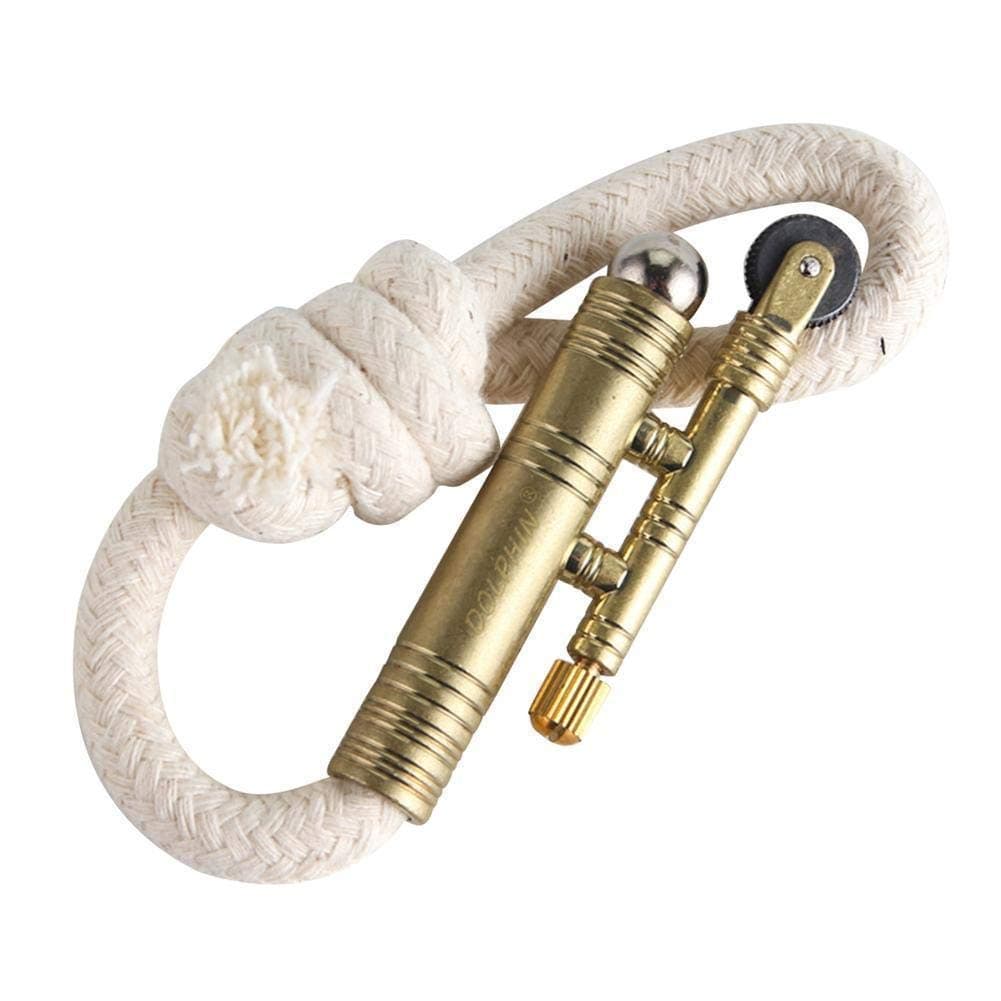 Sailors Windproof Trench Lighter WWII Rope Lighters Army Navy Gift (Gold)