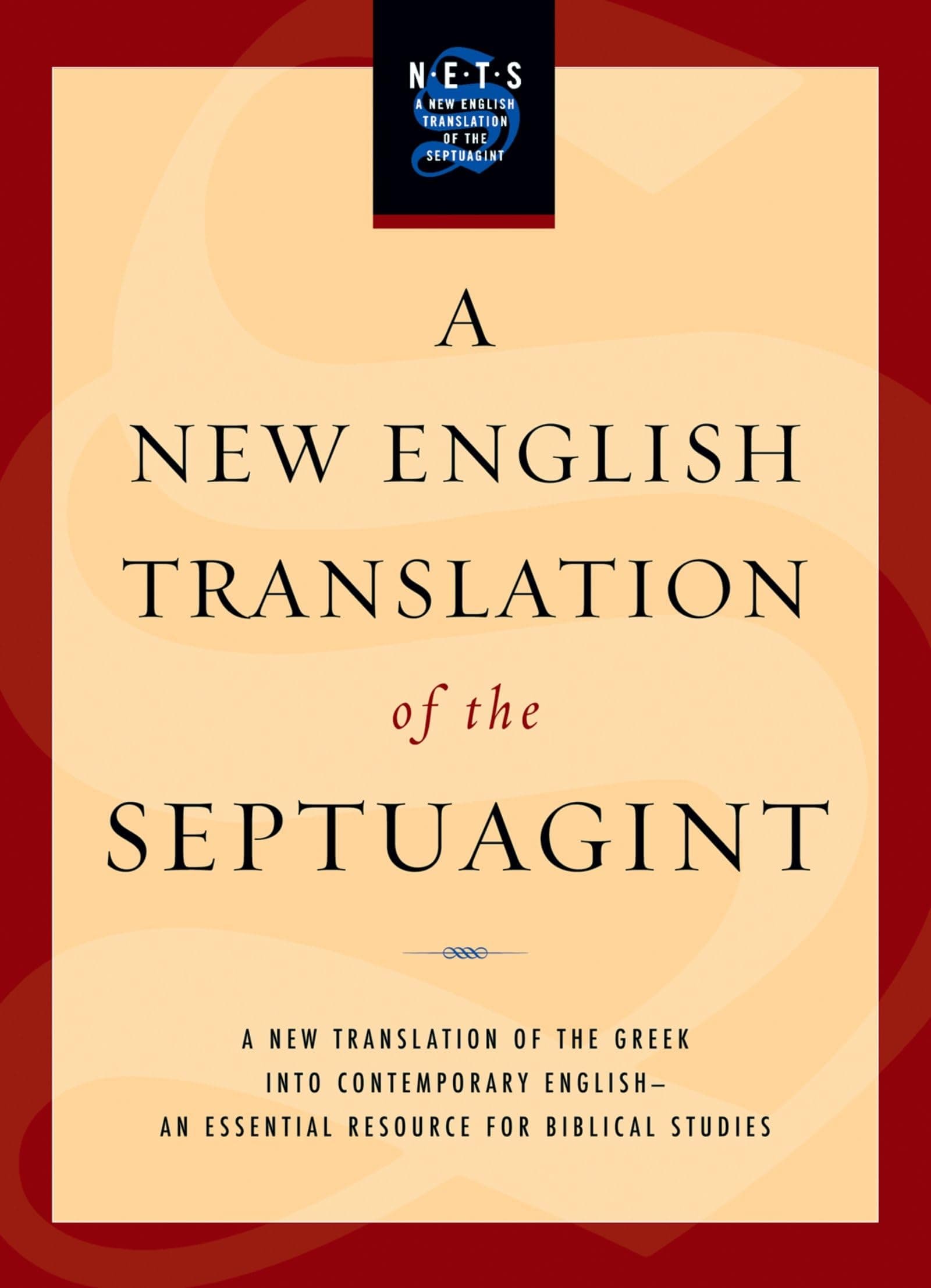 A New English Translation of the Septuagint: And the Other Greek Translations Traditionally Included Under That Title Hardcover – November 2, 2007