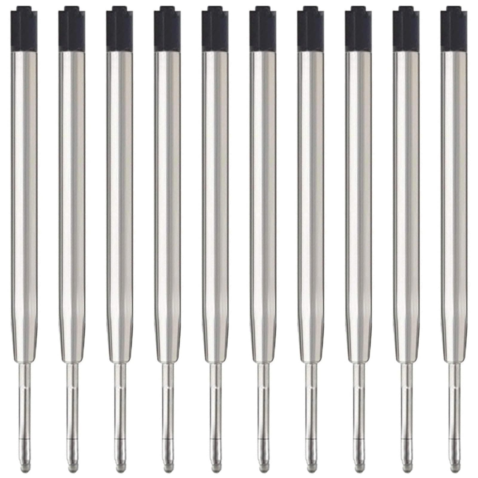 MengRan 3.9'' Ballpoint Ink Pen Refills for Click Pens,1mm Medium Tip,Compati...