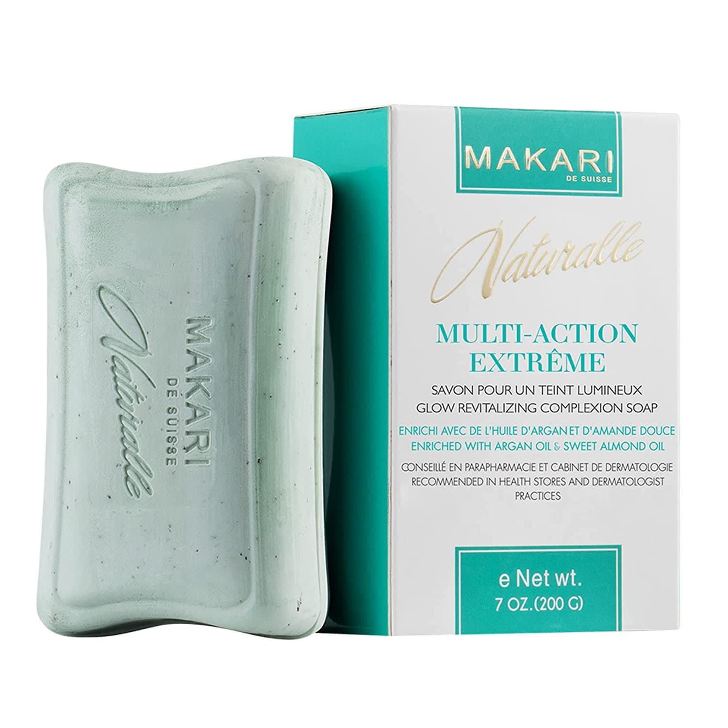 Naturalle Multi-Action Extreme Skin Lightening Soap 7oz. – Exfoliating & Moisturizing Bar.