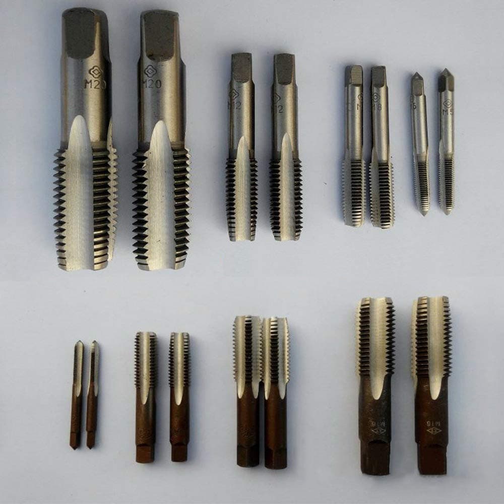 M18 M20 X 1Mm 1.5Mm 2Mm 2.5Mm Taper Plug Metric Tap Pitch for Mold Machining 1 1.5 2 2.5 M18 x 1.5mm 1Set