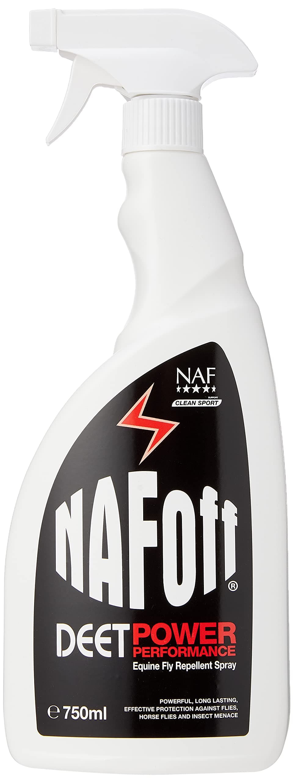 NAF Off Deet Power Performance Fly Spray 750ml – High-Strength Insect Repelle...